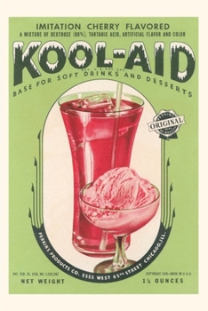 Paperback Vintage Journal Cherry Kool-Aid Packet Book