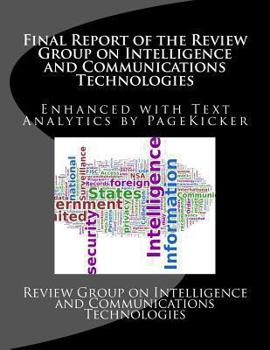 Paperback Final Report of the Review Group on Intelligence and Communications Technologies: Enhanced with Text Analytics by PageKicker Book