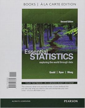 Misc. Supplies Essential Statistics, Books a la Carte Edition Plus Mylab Statistics with Pearson Etext -- Access Card Package [With Access Code] Book