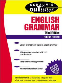 Paperback Schaum's Outline of English Grammar Book
