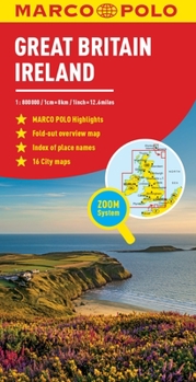 Map Great Britain and Ireland Marco Polo Map Book