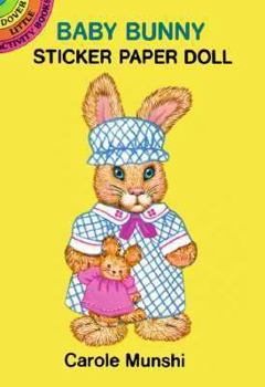 Paperback Baby Bunny Sticker Paper Doll Book