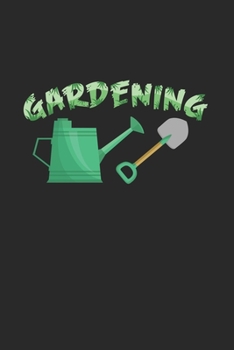 Paperback Gardening: 6x9 Gardening - dotgrid - dot grid paper - notebook - notes Book