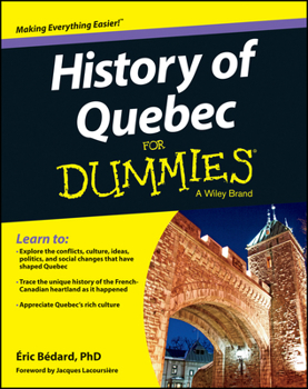 Paperback History of Quebec For Dummies Book