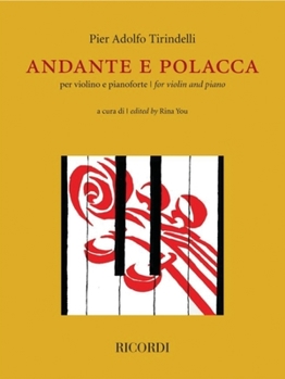Paperback Andante E Polacca for Violin and Piano Book