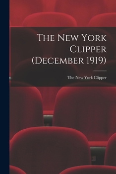 Paperback The New York Clipper (December 1919) Book