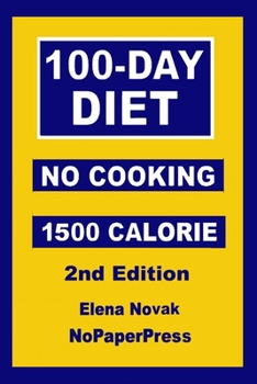 Paperback 100-Day No-Cooking Diet - 1500 Calorie Book