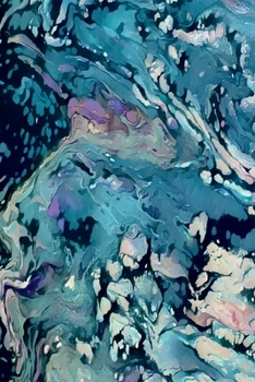 Big Pocket Canvas for - Whatever You Want - 6x9 - Ocean Bursts : Your Personal Art Book