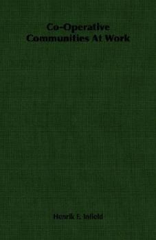 Paperback Co-Operative Communities at Work Book