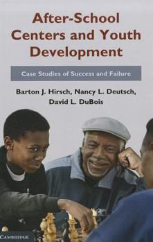 Hardcover After-School Centers and Youth Development Book