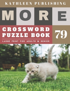 Crossword Puzzles for Seniors: cool crossword puzzles for adults | More Large Print Crosswords Game | Hours of brain-boosting entertainment for ... senior gifts for men (crossword books quick)