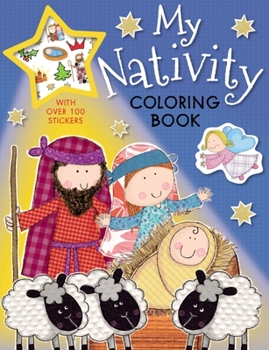 Paperback Nativity Coloring Book