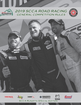Paperback 2019 SCCA Road Racing General Competition Rules Book