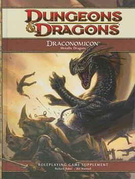 Hardcover Draconomicon: Metallic Dragons Book