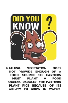 Did You Know?: Funny Crawfish Notebook for any seafood and crayfish lover.Fun Crawdaddy Quotes and Sayings . Planner Diary Note Book - 120 Squared Pages