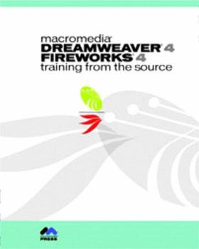 Paperback Macromedia Dreamweaver 4 Fireworks 4 Studio: Training from the Source (With CD-ROM) Book