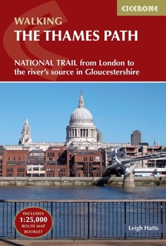 Paperback The Thames Path: National Trail from London to the River's Source in Gloucestershire Book