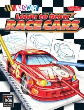 Paperback NASCAR Learn to Draw Race Cars Book