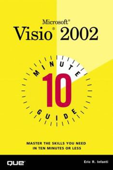 Paperback 10 Minute Guide to Microsoft VISIO 2002 Book