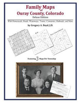 Paperback Family Maps of Ouray County, Colorado Book