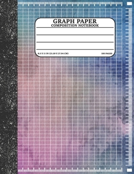 Paperback Graph Paper Composition Notebook: Math and Science Lover Graph Paper Cover (Quad Ruled 4 squares per inch, 100 pages) Birthday Gifts For Math Lover Te Book