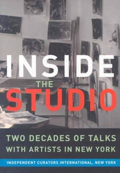 Paperback Inside the Studio: Two Decades of Talks with Artists in New York Book