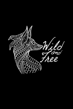 Paperback Wild and free: 6x9 FOX - grid - squared paper - notebook - notes Book