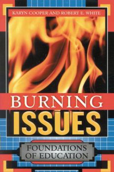 Paperback Burning Issues: Foundations of Education Book