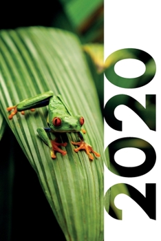 2020: Frog stuff for frog collectors Practical Planner Calendar Organizer Daily Weekly Monthly Student Diary for researching gift ideas for kid animal lovers