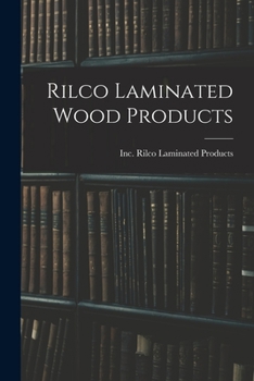 Paperback Rilco Laminated Wood Products Book