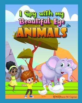 Paperback I Spy with my Beautiful Eye Animals Book
