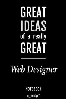 Notebook for Web Designers / Web Designer: awesome handy Note Book [120 blank lined ruled pages]