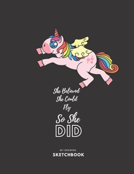 Unicorn Sketchbook:(Sketch Book) Large sketchbook for drawing  8.5 x 11 inch (21.59 x 27.94 cm)  150 pages Large drawing notebook ,drawing Sketchbook ... , sketch,Draw & Doodle & blank Notebook