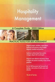 Paperback Hospitality Management A Complete Guide - 2020 Edition Book