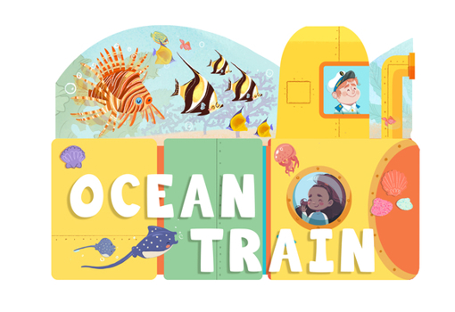 Board book Ocean Train: An Activity Board Book