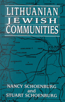 Paperback Lithuanian Jewish Communities Book