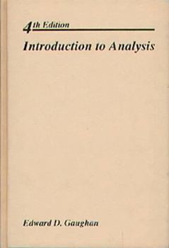 Mass Market Paperback Introduction to Analysis Book