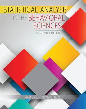 Paperback Statistical Analysis in the Behavioral Sciences Book