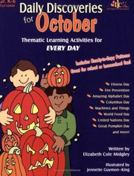 Paperback Daily Discoveries for October: Thematic Learning Activities for Every Day, Grades K-6 Book