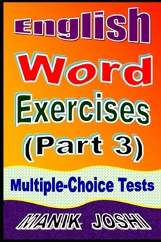 Paperback English Word Exercises (Part 3): Multiple-choice Tests Book
