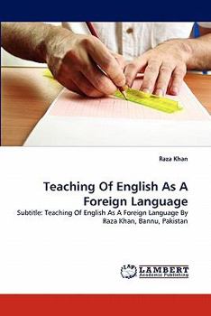 Paperback Teaching Of English As A Foreign Language Book