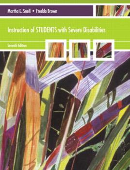 Hardcover Instruction of Students with Severe Disabilities Book