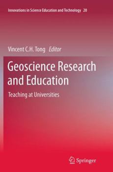 Paperback Geoscience Research and Education: Teaching at Universities Book