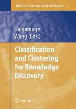 Paperback Classification and Clustering for Knowledge Discovery Book