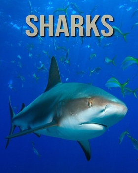 Paperback Sharks: Amazing Photos & Fun Facts Book About Sharks For Kids Book