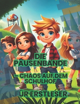 Paperback Die Pausenbande - Chaos auf dem Schulhof / Erstleser Buch / Silbentrennung / Rätsel [German] Book