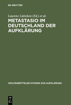 Hardcover Metastasio im Deutschland der Aufklärung [German] Book