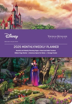 Calendar Disney Dreams Collection by Thomas Kinkade Studios 12-Month 2025 Monthly/Weekly: The Evil Queen Book