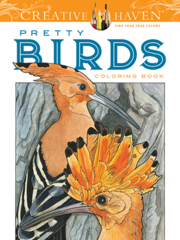 Paperback Creative Haven Pretty Birds Coloring Book