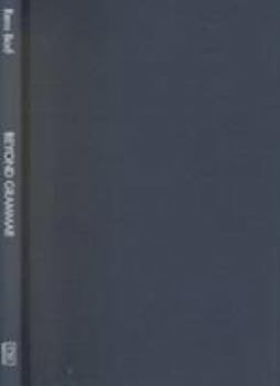 Hardcover Beyond Grammar: An Experience-Based Theory of Language Book